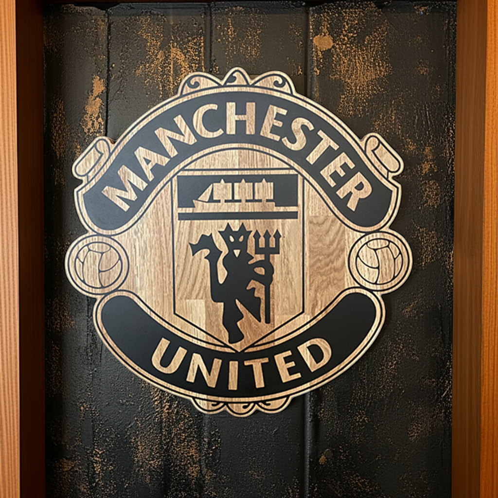Epoxyskilt med Manchester United motiv