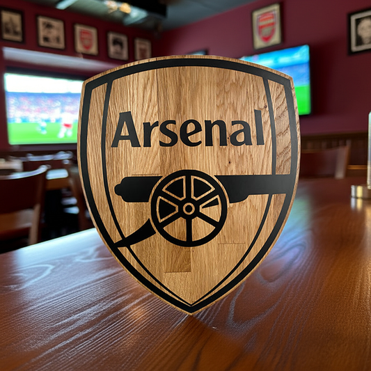 Epoxy skilt med Arsenal motiv