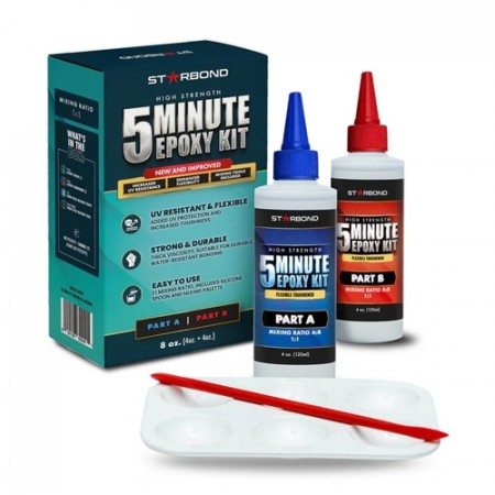 Starbond 5-minutters epoxysett, enkelt 1:1-forhold, 237ml 