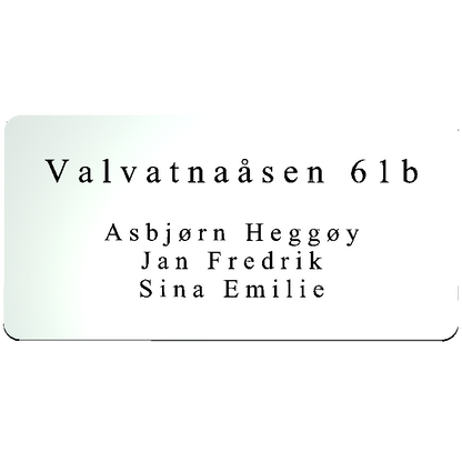 Postkasseskilt