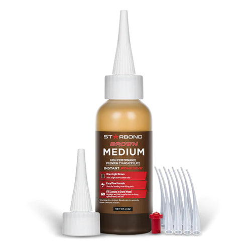 Starbond Brown Medium Cyanoacrylate (CA) - Super Glue, BR-150