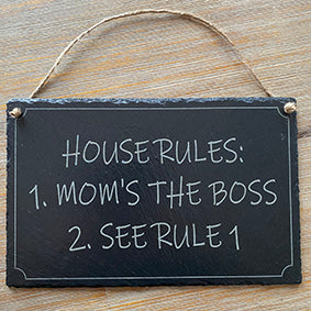 Gravert skifer, House rules - 28x18