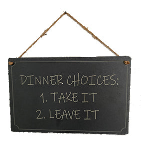Gravert skifer, Dinner choices - 28x18