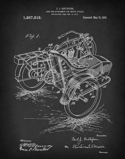 Gravert Patenttegning US1267212A